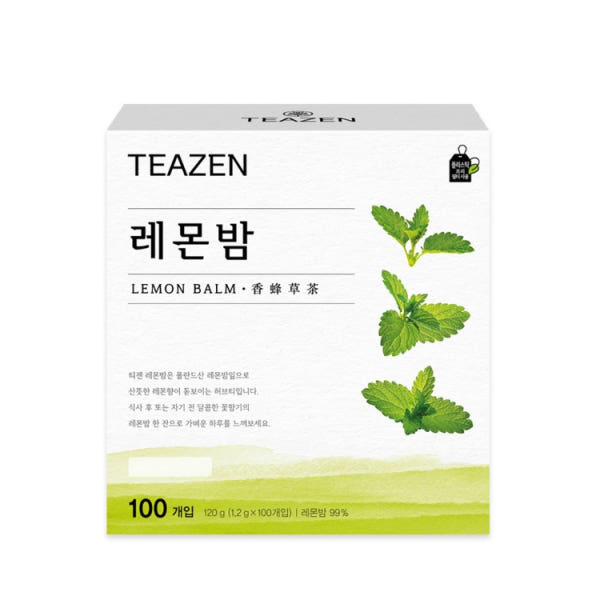 Teazen Lemon Balm 100 Tea Bags