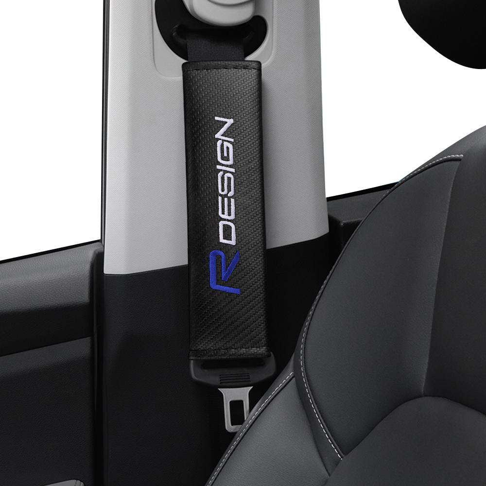 1/2pcs Car Seat Belt Cover Seat Shoulder Belt Pad for VOLVO RDESIGN AWD V40 V50 S40 S80 XC60 S90 XC90 V50 S60 Auto Accessories