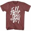 Fall Out Boy Mens T Shirt FOB Crown Logo Men's T Shirt