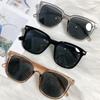 Summer Square Solbriller for Lady Mote Trendy Style Solbriller Vintage Shades Goggles UV400 Protection Streetwear Eyewear