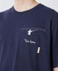 Trad Label Cast Light Short Size INDIGO [Snow Peak] T-Shirt SPTL-TS-26SU903 T-shirt, Sleeve, Men's/Women's, M,