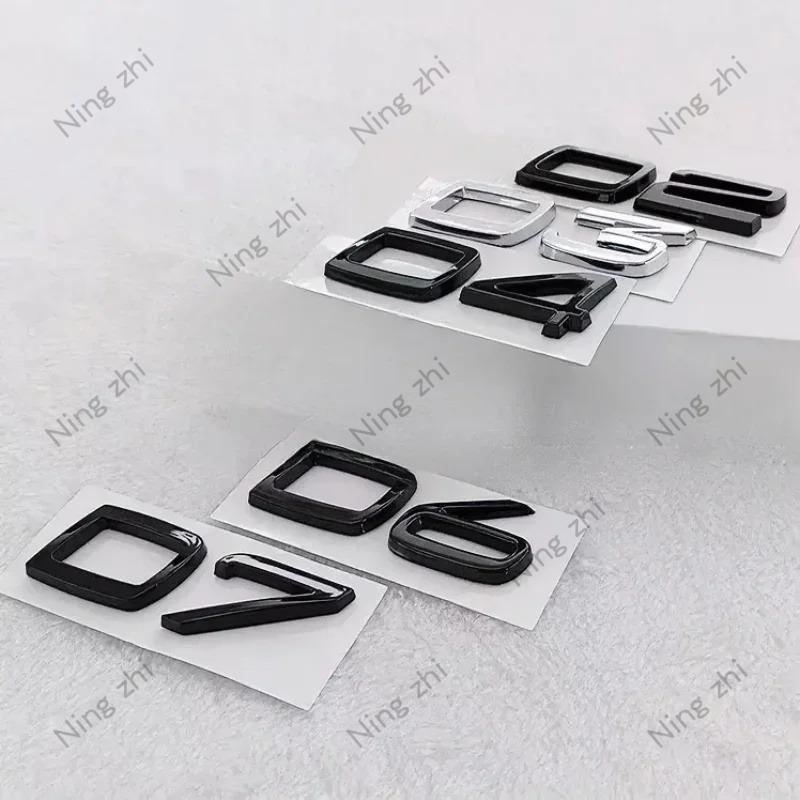 Metal para Coche D2 D3 D4 D5 D6 D7 Letras Logo Emblema de Maletero Insignia Pegatina Para Volvo S40 S60 V40 V50 XC40 XC60 V70 V60 S90 C30 XC90