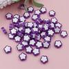 150Pcs Jewelry Crafts 10mm For Jewelry Making DIY Handmade Clay Beads Flower Shape Spacer Beads Acrylic Beads