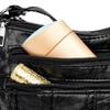 Dámska taška z mäkkej kože Stredná taška cez rameno Crossbody taška so zipsom
