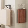 Hole-free Washbasin Rack Holder Wall Hanging Basin Storage Stand Washbasin Hook  for Home