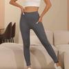 Women's Fleece-Lined High-Waisted Lambswool Leggings