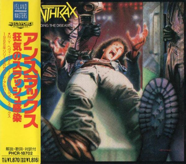 CD ANTHRAX Spreading The Disease PHCR18702 Island Records 1992 Japan ObiMetal Used