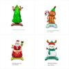 Standing Christmas Foil Balloons Santa Claus Xsmas Tree Large Standing Balloon Snowman Gingerbread Man