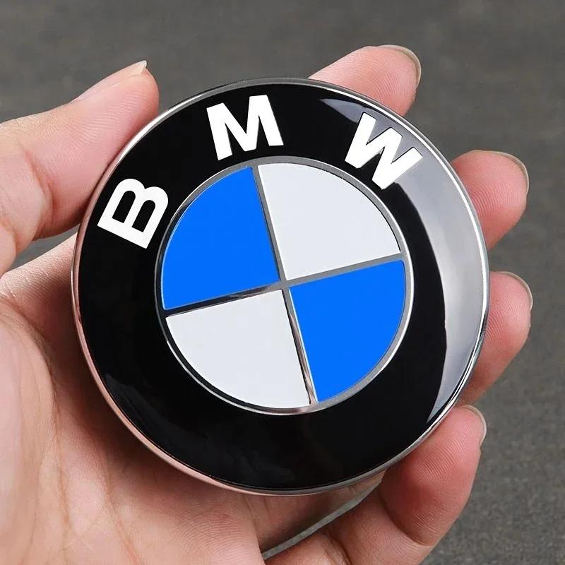 4ks 68mm Středová krytka kola auta Logo Znak náboje Kryt ráfků Pro BMW E46 E38 E60 E90 E93 F20 F30 X3 X5 Modrá Bílá Černá Výroční