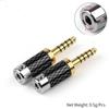 For NW-WM1ZA4.4 Carbon Fiber Audio Jack Balanced Adapter 4.4mm 5 Pole Male 5 Poles Stereo Jack