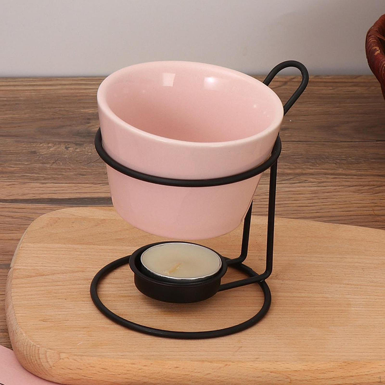 

Набор для подогрева масла с керамической кастрюлей и подставкой для празднования