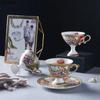 BRCeramic Black Tea Mug Saucer Retro Afternoon Tea Coffee Cup Saucer Sets Couple Cup Set Home Creative Drinkware Mug New Home GiftEY