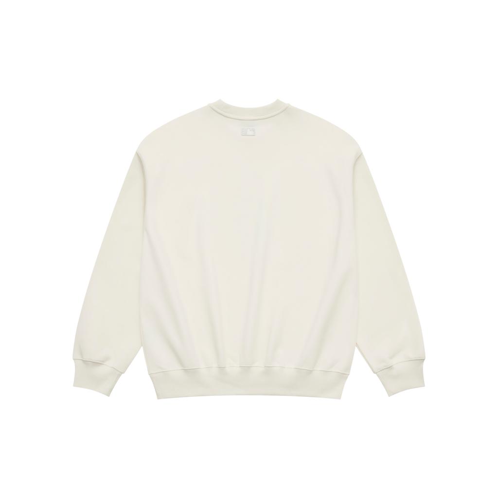 New MLB Preppy Style Collection New York Yankees SS25 Sweatshirt Unisex Cream 3AMTV0651-50CRS