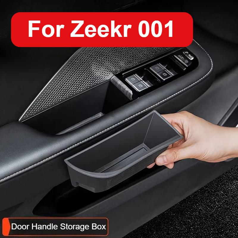 For Zeekr 001 2024-2025 Car Door Handle Storage Box Armrest Storage Box