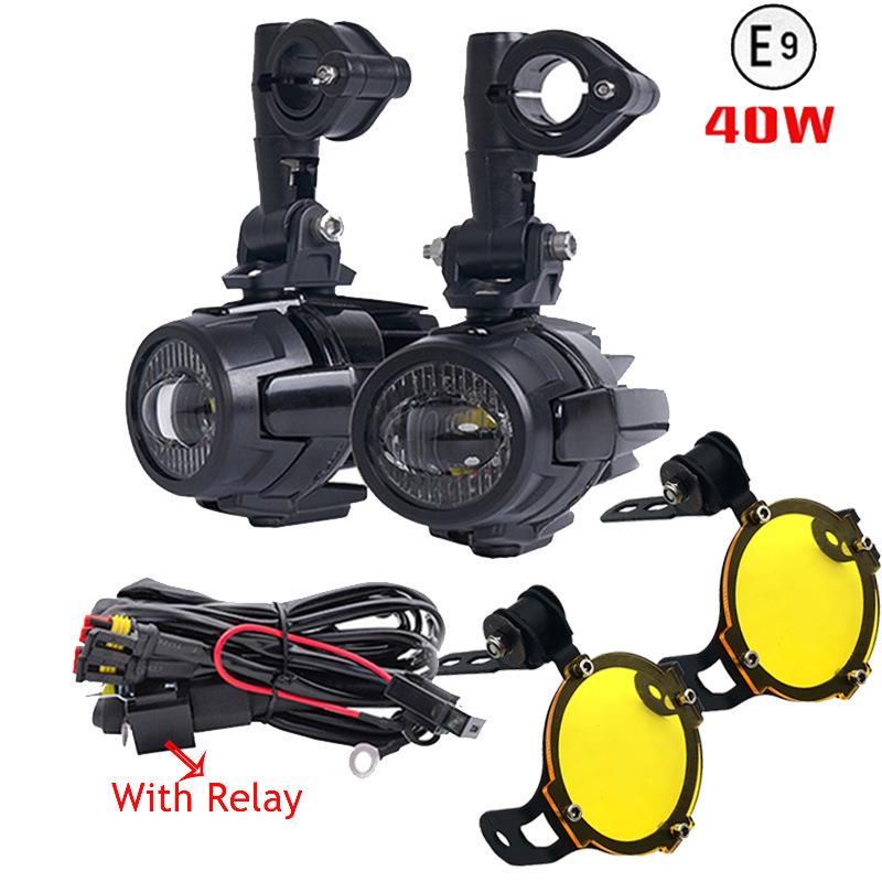 Universal Motorcycle LED Fog & Spotlight for Electric Vehicles