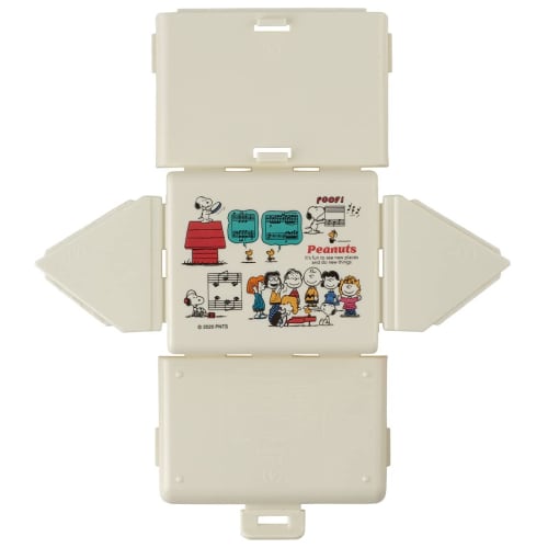 Skater Foldable Rice Ball Case Peanuts Retro Snoopy Made in Japan FON1-A