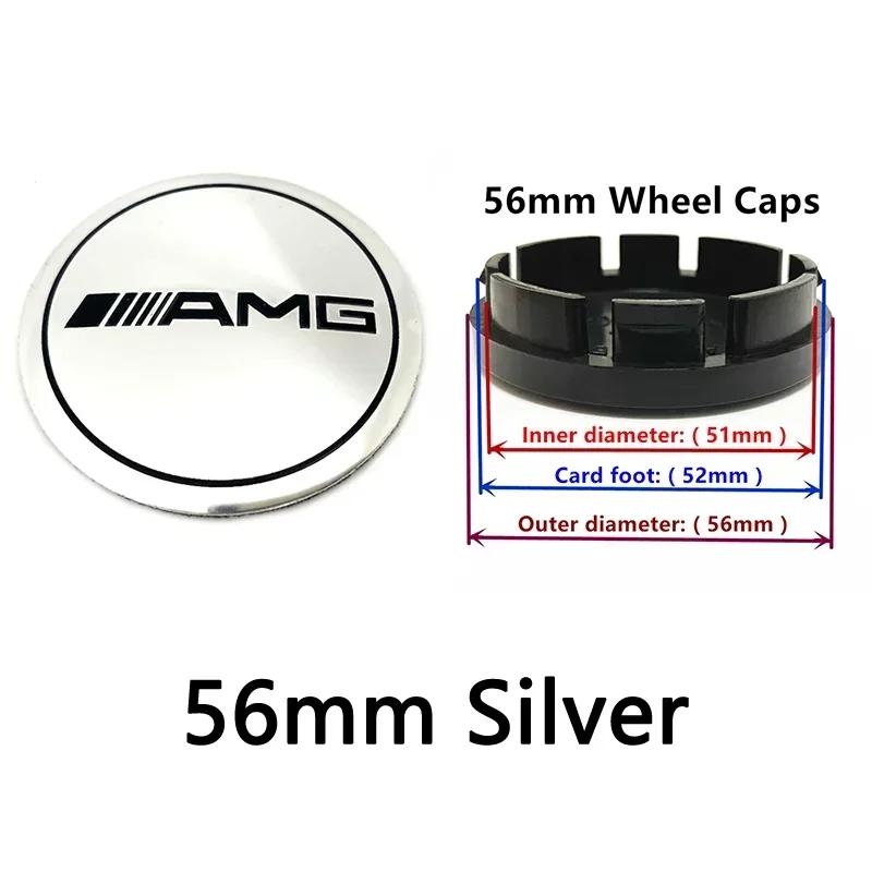 4ks 56mm 60mm 68mm 75mm 3Pin Pro Mercedes Benz Auto Krytky Středů Kolek Disků Krytky Nábojů Znak W202 W220 W213 W210 W164 E200 E260 E300