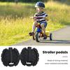 1 Par Børnecykel Udskiftningspedal Børne Trehjulet Cykel Skridsikker Pedal Barnevogn Farverig Plastikpedal Cykeltilbehør