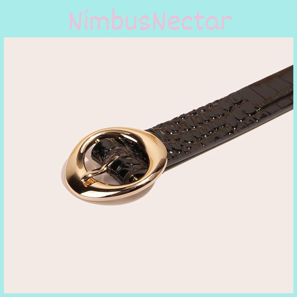 Modischer Gürtel aus Kunstleder für Damen mit geometrischem Design für Freizeit und Büro