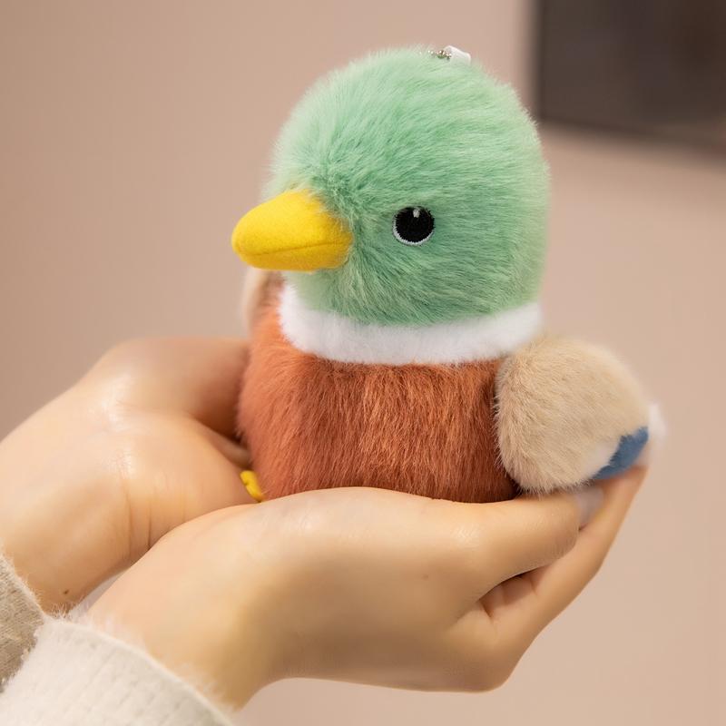 1 Stück 12cm Süße Vogel Plüschtiere Kawaii Wellensittich Stockente Eisvogel Puppen Plüsch Anhänger Spielzeug Entzückende Dekoration Geburtstagsgeschenk