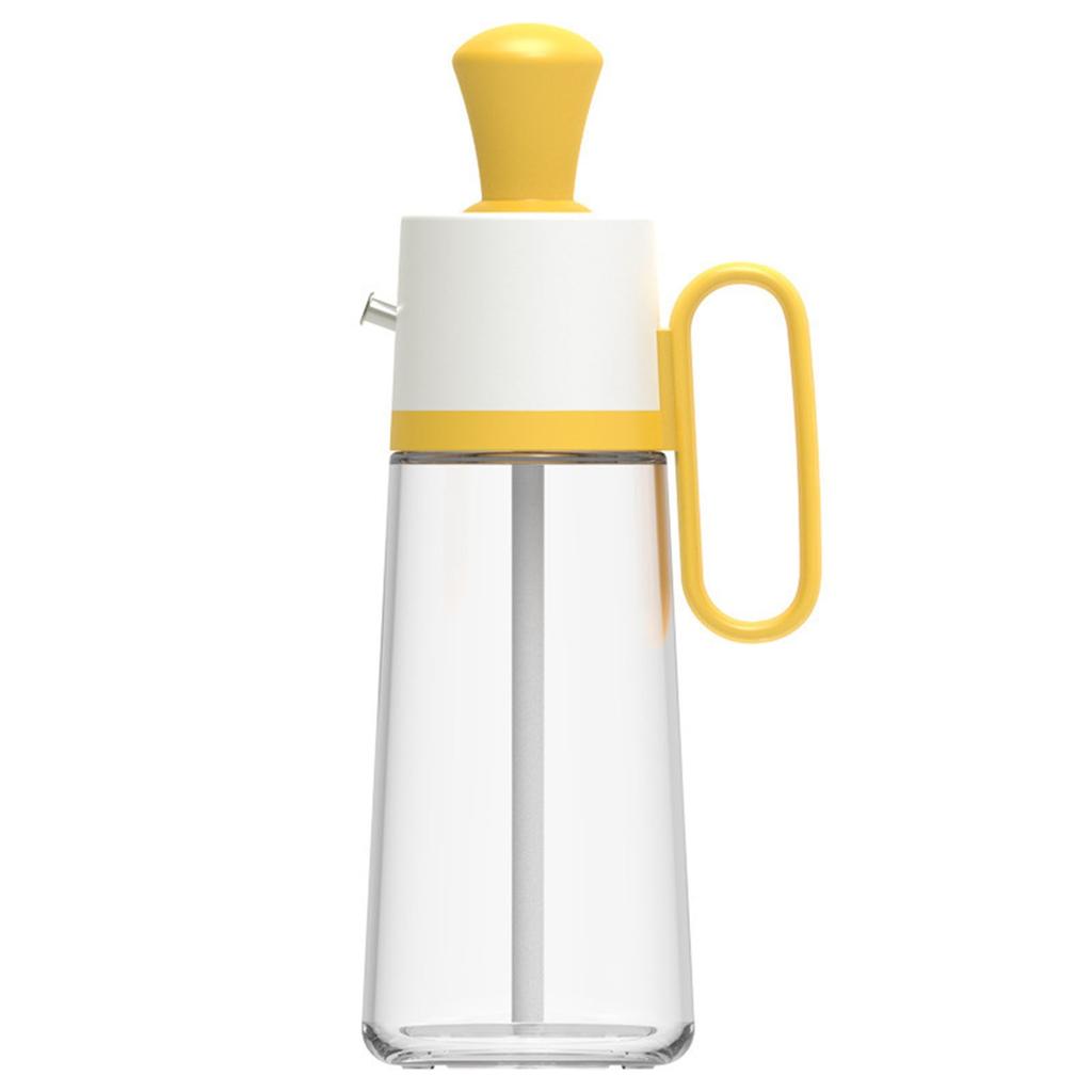2 In 1 Silicone Brush Head Clear Glass Oiler Dispenser Bottle For Kitchen Cooking, Baking, Barbecue Barbecue Vinaigrette Turkey Spread