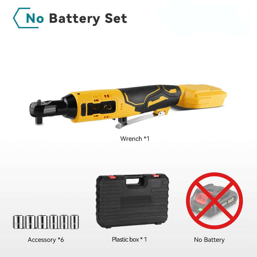 200N.M 3/8 Inch Cordless Efficient Handheld Rechargeable Repair Power Tool Electric Wrench Ratchet