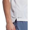 T Shirts Men's White Crew Neck Moderate Straight Fit HT9442