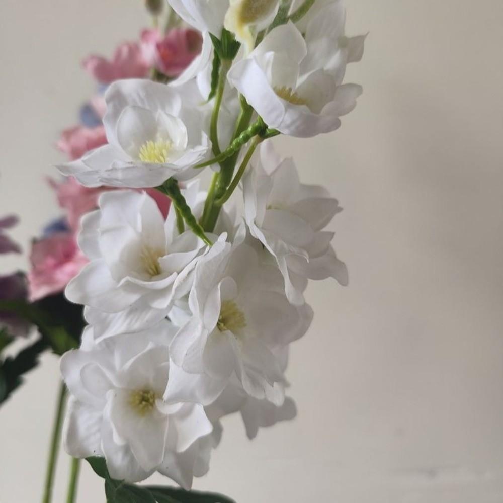 Lifelike Delphinium Stem Moisturizing Simulation Flower Artificial Delphinium Flower  Family Party