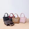 Portable Bucket Bag Large Capacity Women's Shoulder Bag Classic Flower Bucket Bag
