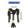 Tool Belt Suspenders Work Belt Suspenders Flexible Adjustable Straps with Moveable Padded Shoulders with Loops Attachment