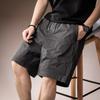 High-end Trendy Brand Splicing Tooling Casual Shorts Men's Summer New Loose Middle Pants Men's Sports Five-point Pants