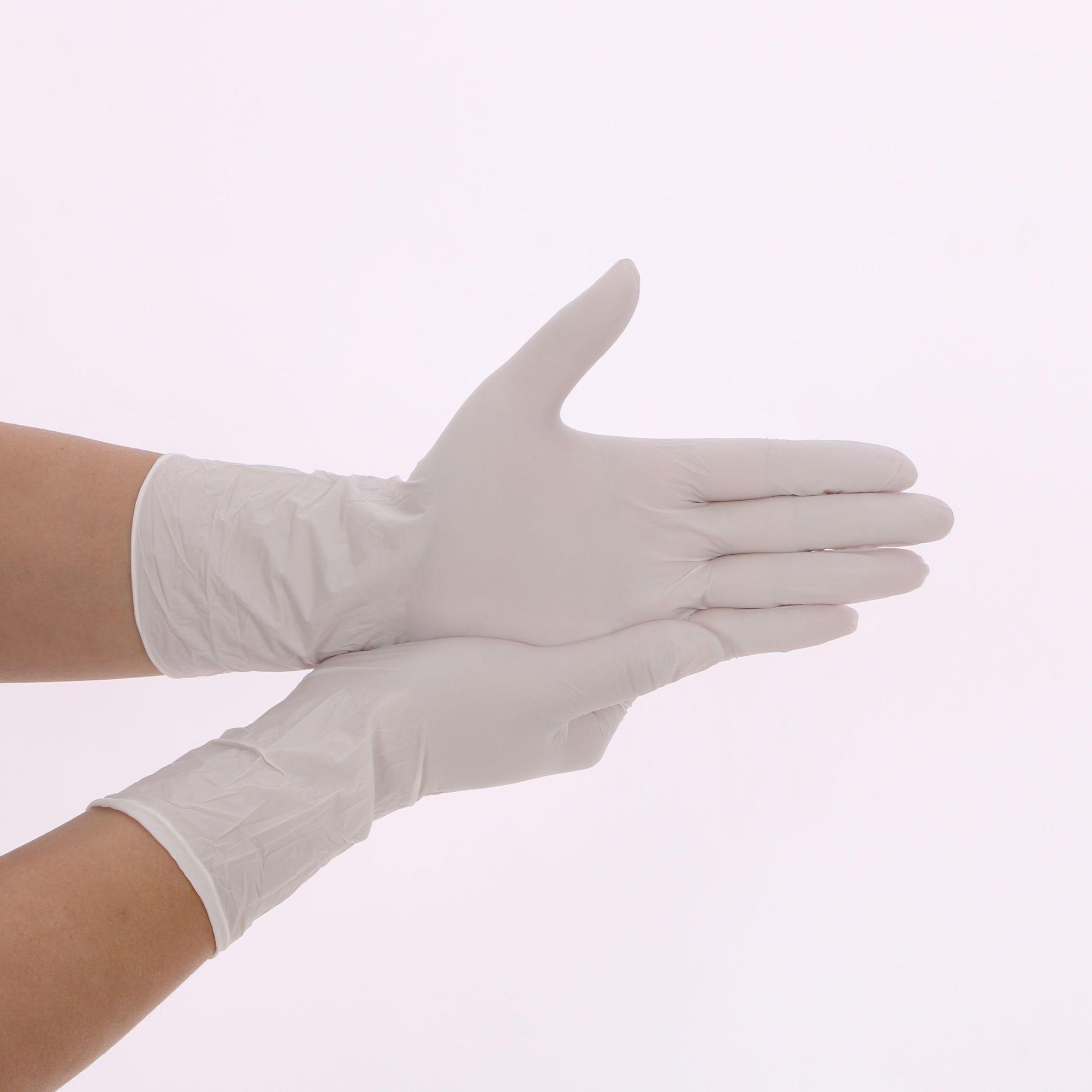 

100 шт./кор. нитриловые одноразовые перчатки, износостойкие, химические, лабораторные, пищевые, медицинские, рабочие перчатки M белый