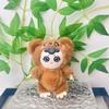 Cute Baby Three Plush Toy Keychain With Soft Short Plush Doll For Kids Gift