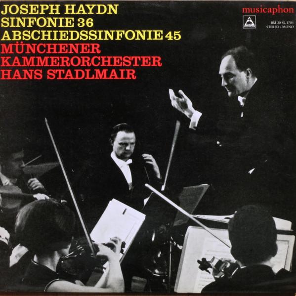 

LP Record JOSEPH HAYDN MNCHENER KAMMERORCH Sinfonie 36 Abschiedssinfonie 45 BM30SL1704 Musicaphon Germany Classical Used