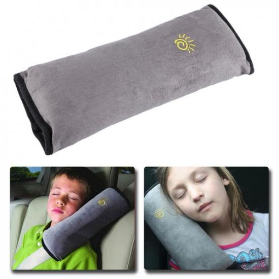 Автомобильный ремень безопасности для детей, чехол, ремень, подушка, плечо, ремень безопасности, подушка, серый