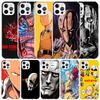 One P-Punch-Man Saitama King Soft Cover for iPhone 16 17 Air 15 14 Pro Max 16E Phone Case 13 Mini 12 11 7 SE 8 Print Pattern Fit