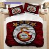 Set Copripiumino Trapuntato con Fantasia Galatasaray S.K. Federe Decorazione per la Casa Regalo di Compleanno (1 * copripiumino + 2 * federa, senza nucleo)