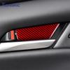 Echte Weiche Kohlefaser Für Mazda 3 2019 2020 2021 2022 2023 2024 2025 Mazda3 Axela/CX30 20-25 Innen Türschalen Panel Aufkleber