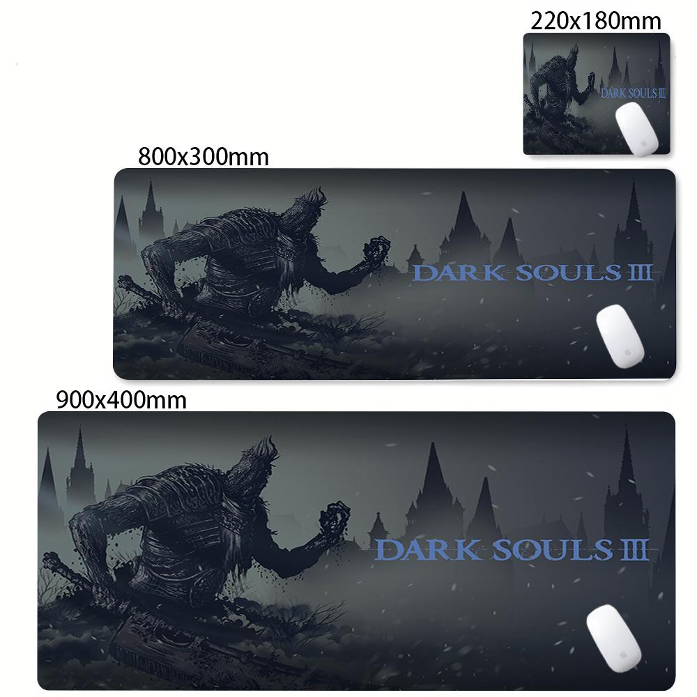 Game Dark Souls 3 Mouse Pad Mouse Pad AntiSlip Rubber Base Extended Desk Mat For Gamers Office Computer Accessories Carpet