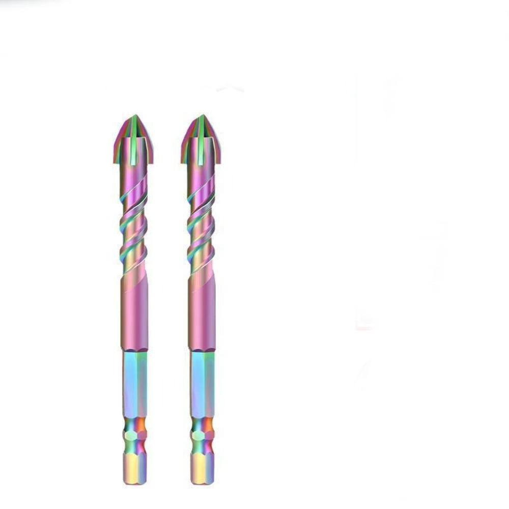 2PCS High Hardness Eccentric Drill Zinc Zinc Alloy Tile Hole Drilling Bit Concrete Drill Bit  Glass Marble