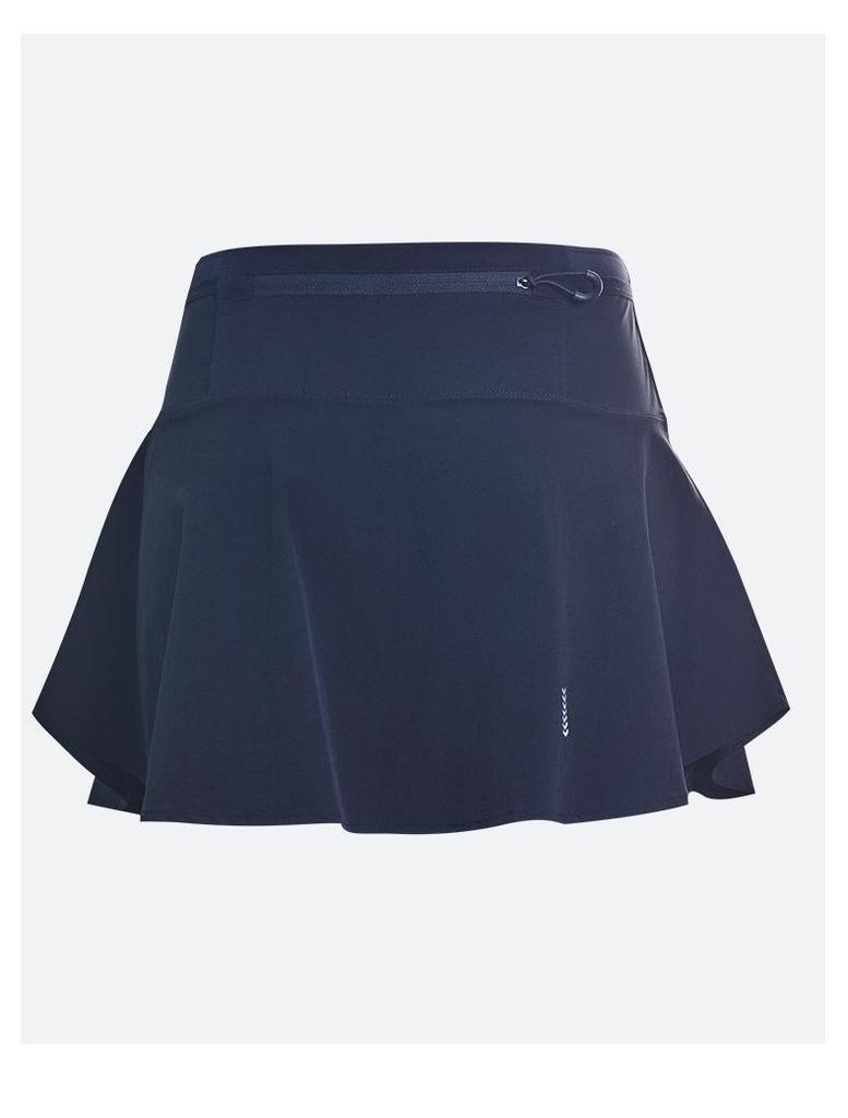 Women's Quick-Dry Splatter Print Skirt with Pockets and Lining