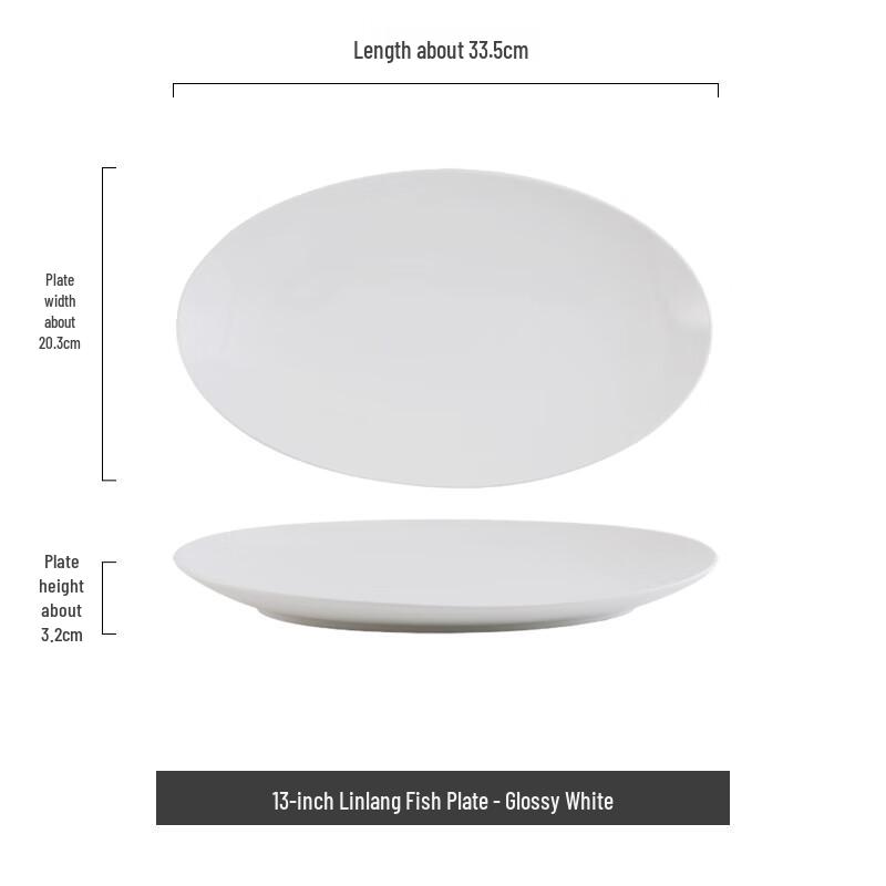 Warm Jade Ceramic Heated Oval Fish Platter