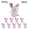 10 Pcs/lot Pokemon Plush Mimikyu Eevee Umbreon Jolteon Glaceon Vaporeon Sylveon Espeon Kawaii Gengar Stuffed Animal Peluche