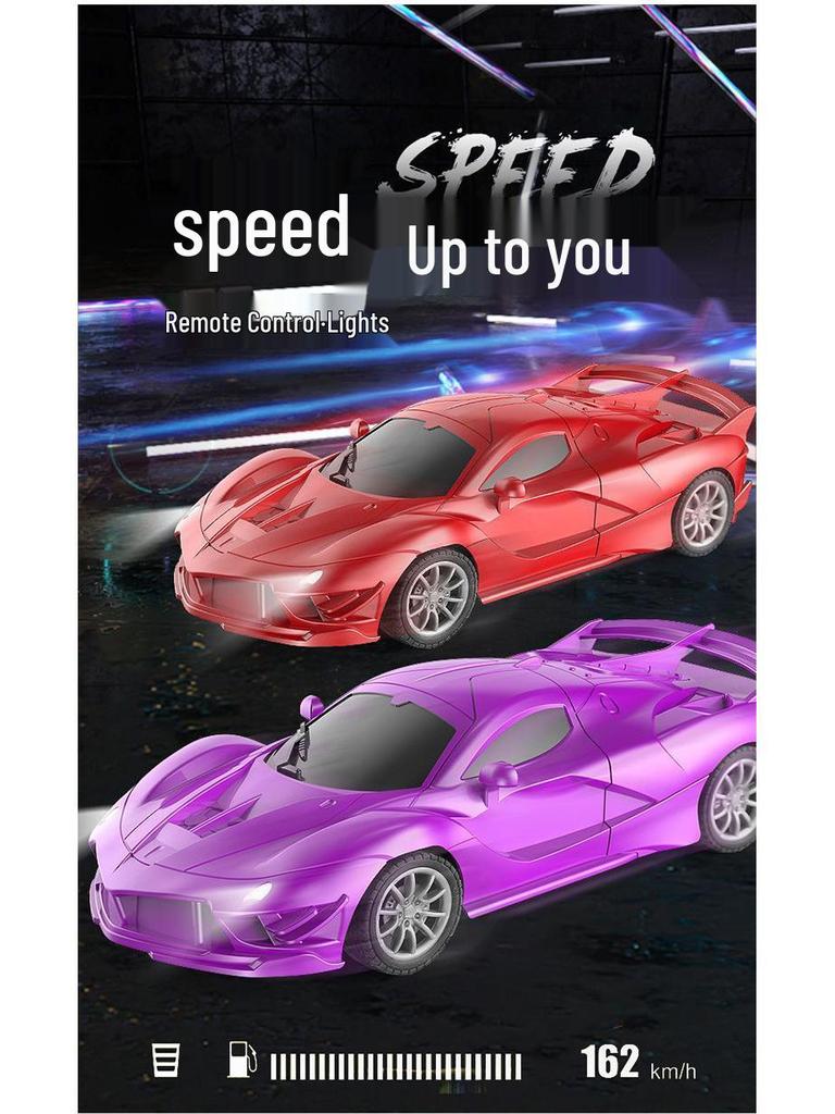 Rechargeable Pink Princess Remote Control Drifting Sports Car Toy