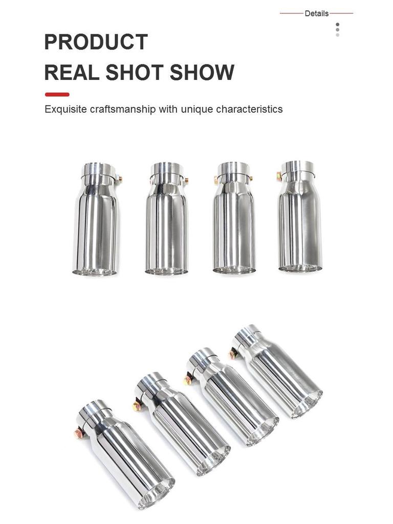 BMW E90/E92/E93 M3 Carbon Fiber Stainless Steel Exhaust Tip Upgrade