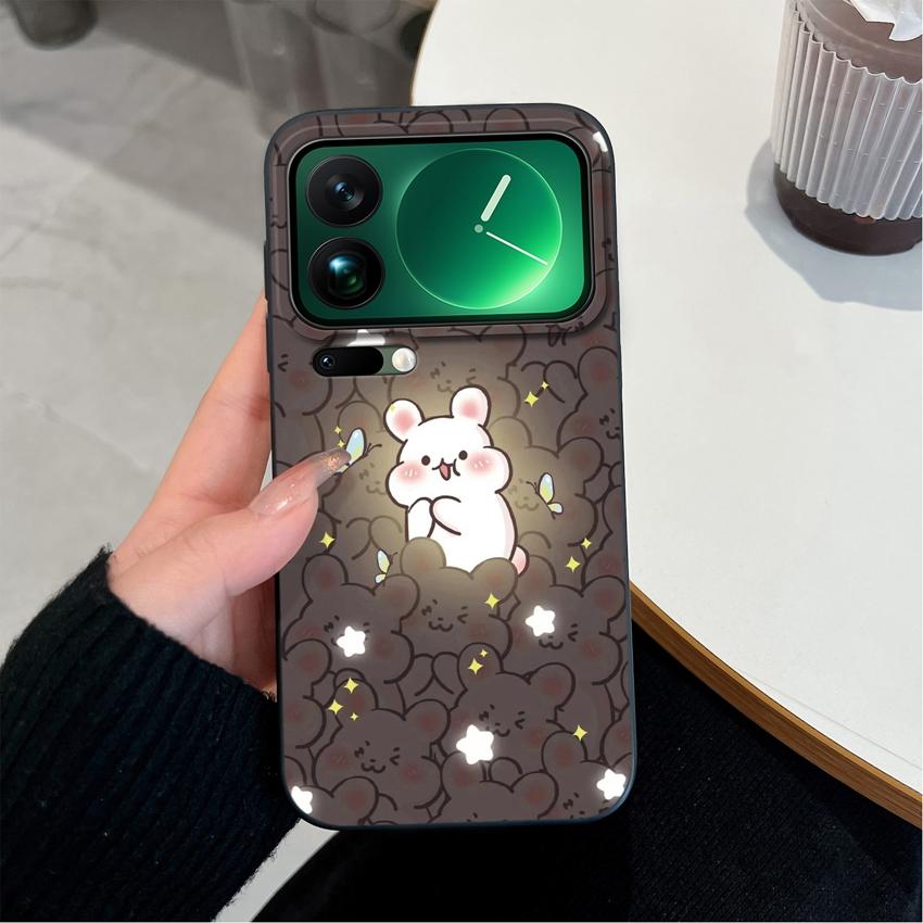 Für Xiaomi 17 Pro Max 15T Poco M7 Plus F8 Ultra 5G Stoßfeste Hülle Verspieltes Jungen Mädchen Muster Weiche Flüssigsilikon Handyhülle Für Xiaomi Bumper Shell