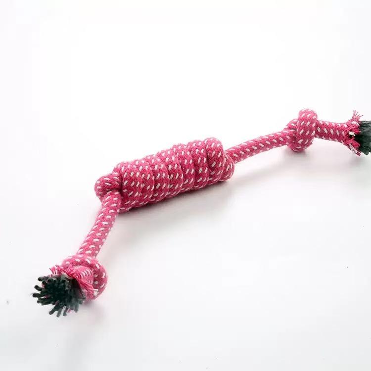 Cotton Rope Dog Toy Set: Durable, Unchewable Teething Rope Ball for Cats and Dogs