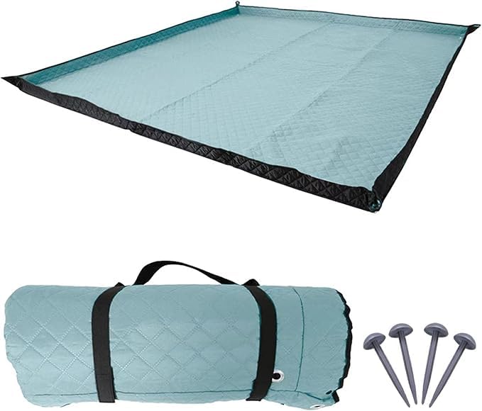 

Large Picnic 200 x 200 Water Picnic with Pegs and Peg for for Sports Outdoors [SUINNO] Sheet, Thick, cm, Repellent, Washable, Cushioned, Sheet, Holes, синий