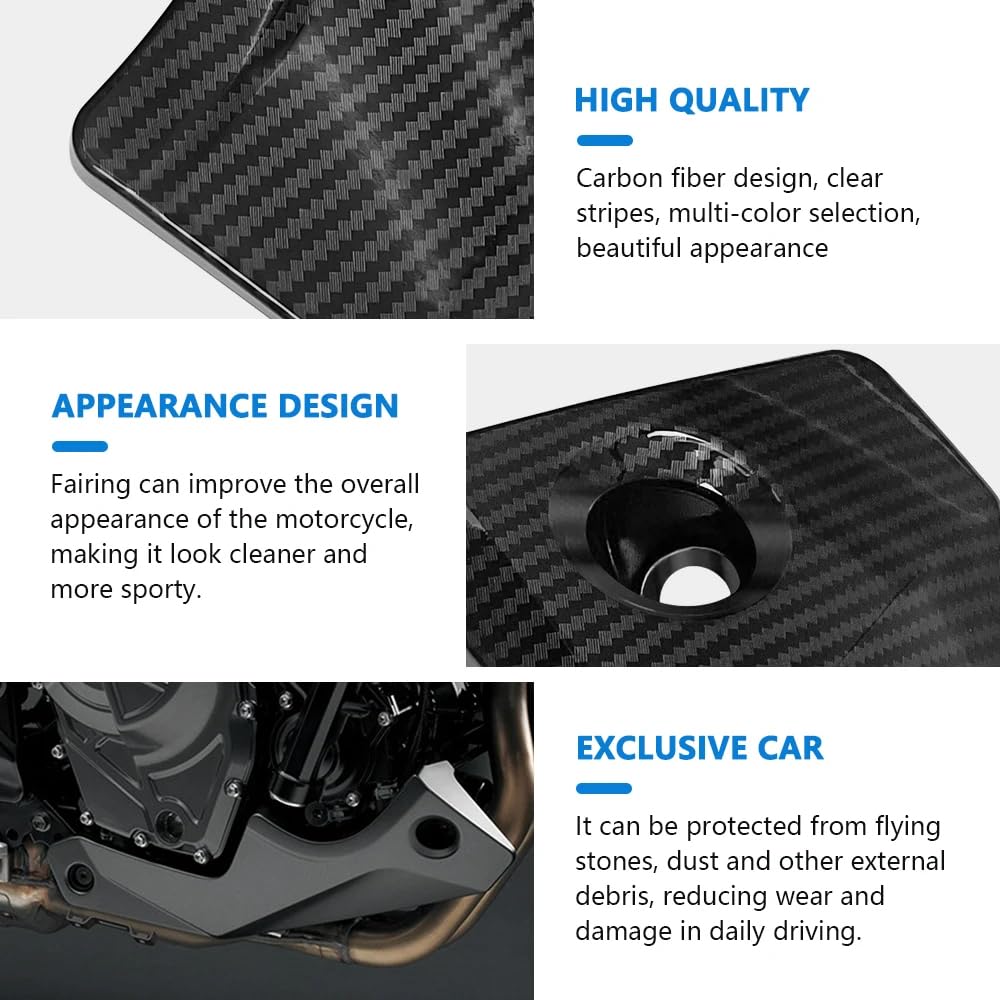 FOR GSX 8S 2024 GSX8S Motorcycle Accessories Engine Chassis Shroud Fairing Exhaust Shield Guard Protective Cover gsx8s GSX-8S 2022- (Black) [Used]