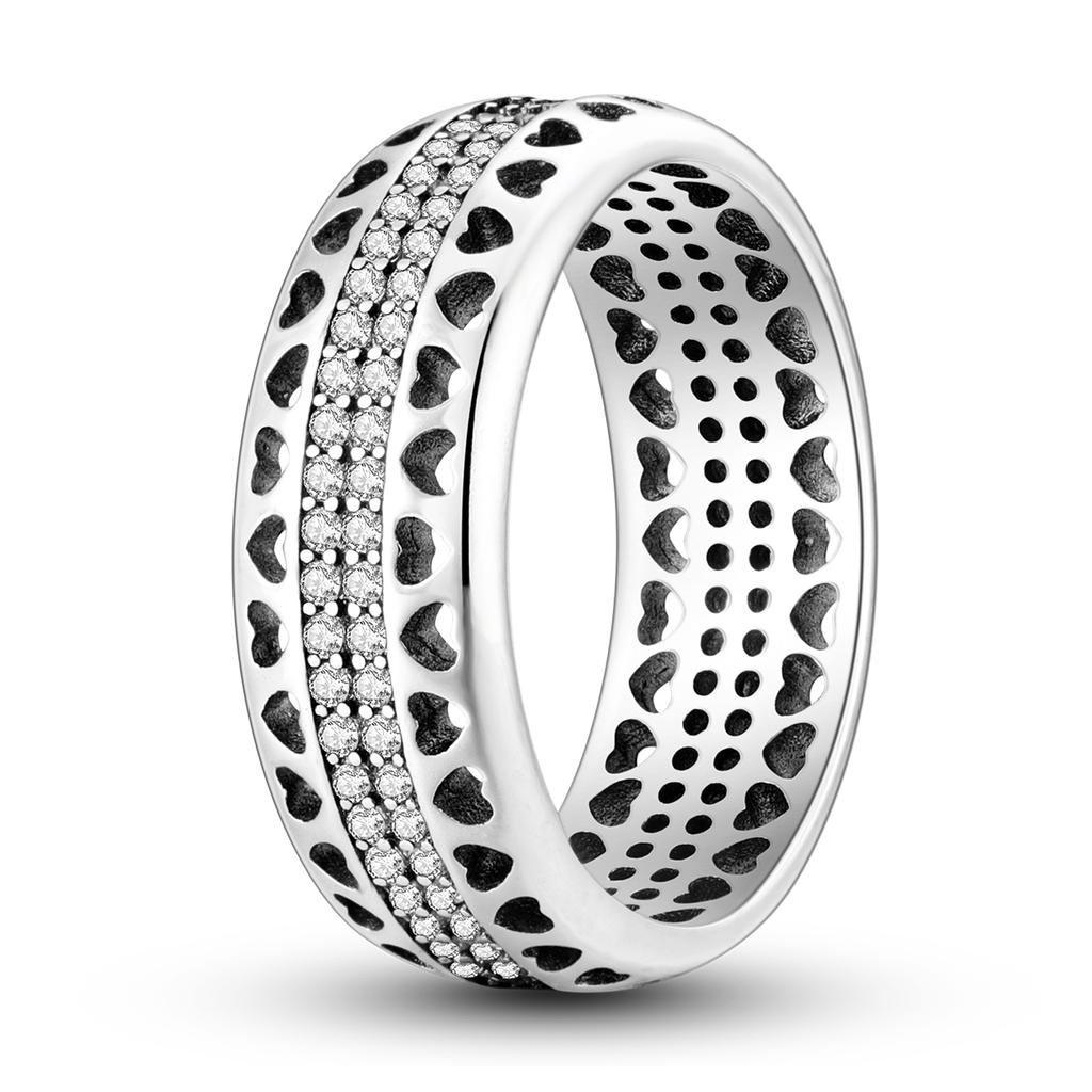 Original 925 Silver Ring For Woman Star Sun Butterfly Zircon For Engagement Weddling Party Fashion Jewelry